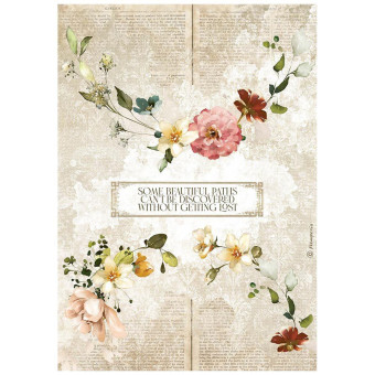 STAMPERIA DECOUPAGE RICE PAPER A4 - DFSA4690