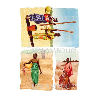 CALAMBOUR DECOUPAGE PAPER 48/33 CM - RP 60
