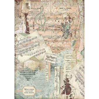 STAMPERIA DECOUPAGE RICE PAPER A3 - DFSA3057