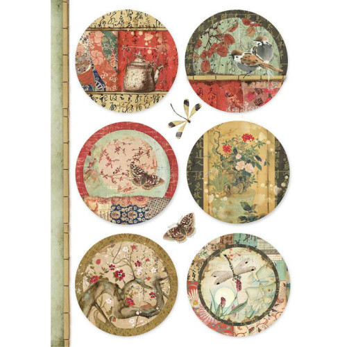 STAMPERIA DECOUPAGE RICE PAPER A4 - DFSA4395