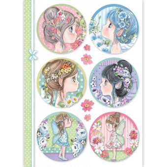 STAMPERIA DECOUPAGE RICE PAPER A4 - DFSA4414