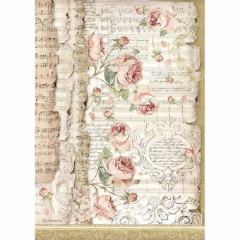 STAMPERIA DECOUPAGE RICE PAPER A4 - DFSA4486