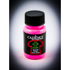 CADENCE ТЕКСТИЛНА БОЯ СВЕТЕЩА НА ТЪМНО 50 МЛ. - PINK F-04