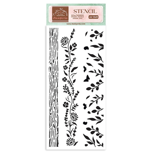 STAMPERIA MEDIA STENCIL - ШАБЛОН 12 Х 25 СМ - KSTDL77