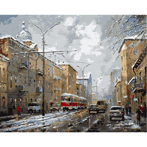 NEWART КОМПЛЕКТ ЗА РИСУВАНЕ ПО НОМЕРА 50/40СМ. - W801