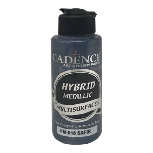 CADENCE АКРИЛНА БОЯ METALLIC HYBRID 120 МЛ. - SAPPHIRE 818