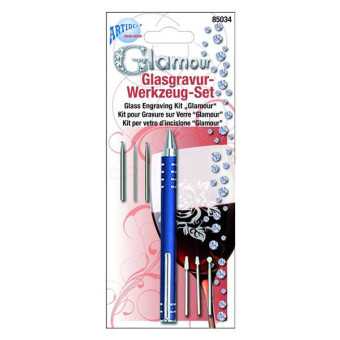 ARTIDEE GLASS ENGRAVING SET 85034