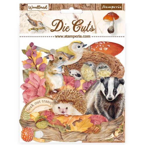 STAMPERIA WOODLAND DIE CUTS DFLDC86