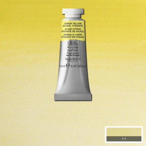 W&N АКВАРЕЛНА БОЯ PROFESSIONAL 14 МЛ - LEMON YELLOW