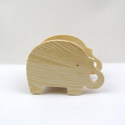 NEWART WOODEN PENCIL CASE - ELEPHANT 14/7.5/10 CM - AS-WB35