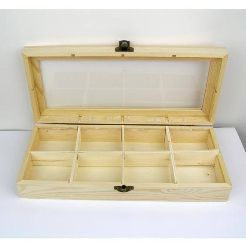 NEWART WOODEN DECORATION BOX - 29/13/5 - AS-WB47