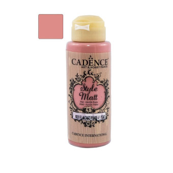 CADENCE АКРИЛНА БОЯ STYLE MATT 120 МЛ. - FLAMINGO PINK 9019