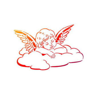 VIVA DECOR УНИВЕРСАЛЕН ШАБЛОН A4 - ANGEL ON CLOUD