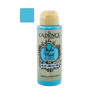 CADENCE АКРИЛНА БОЯ STYLE MATT 120 МЛ. - BLUE ZIRKON 9031