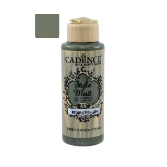 CADENCE АКРИЛНА БОЯ STYLE MATT 120 МЛ-CAMOUFLAGE GREEN 9052