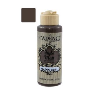 CADENCE ACRYLIC PAINT STYLE MATT 120 ML. - CACAO 9058