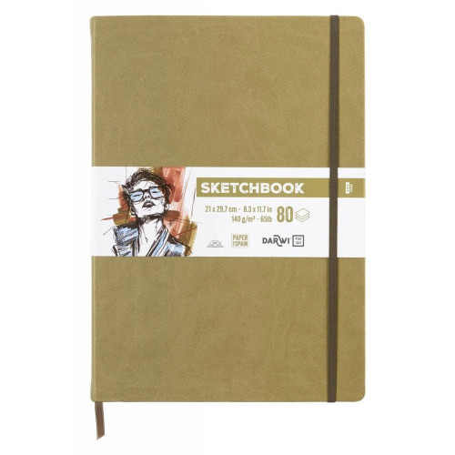 DARWI DFY СКИЦНИК A4 80Л 140G KHAKI DF80021290005C