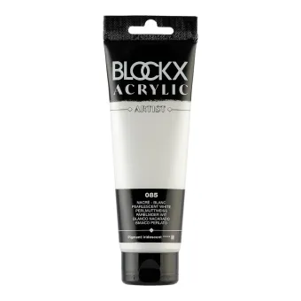 BLOCKX АКРИЛНА БОЯ PEARLESCENT WHITE 120ML 60085BXC