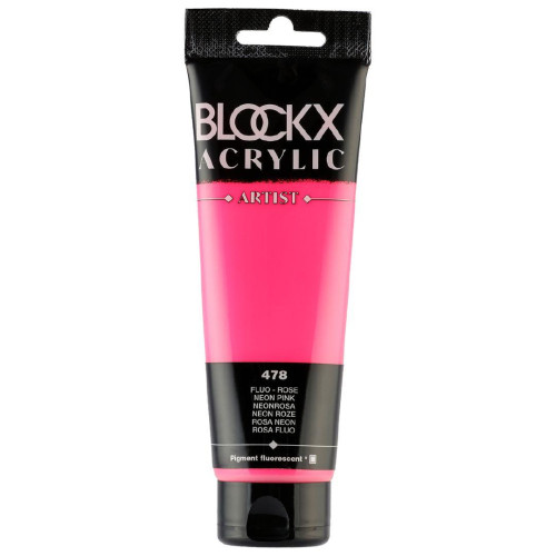 BLOCKX АКРИЛНА БОЯ FLUO PINK 120ML 60478BXC