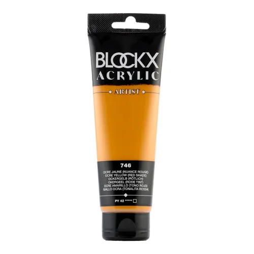 BLOCKX АКРИЛНА БОЯ YELLOW OCHRE (RED) 120ML 60746BXC