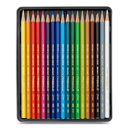CARAN D'ACHE АКВАРЕЛНИ МОЛИВИ PRISMALO КОМПЛЕКТ 18 ЦВ