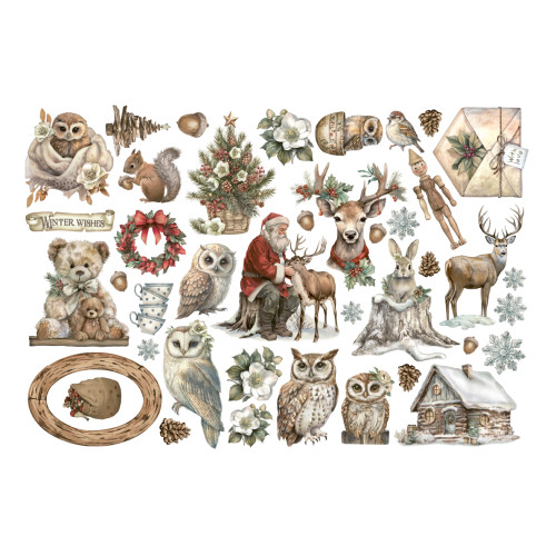 STAMPERIA THE OWL'S HOUSE EPHEMERA - DFLCT67
