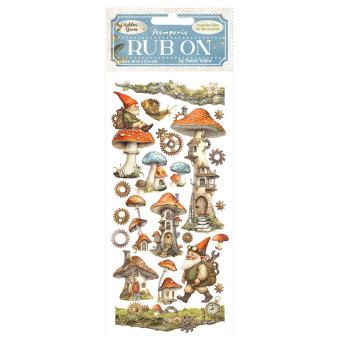 STAMPERIA HIDDEN GROVE RUB ON 10.16/21.6CM-DFLRB150