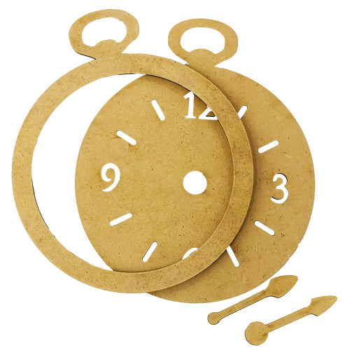 STAMPERIA MASTER OF MAGIC МДФ ЕЛЕМЕНТИ CLOCK - KLSM38