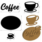 STAMPERIA COFFEE AND CHOCOLATE МДФ ЕЛЕМЕНТИ - KLSM70