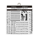 STAMPERIA NUMBERS PATTERN TEMPLATE 12 X 12 CM - KSTDS-22