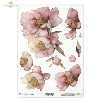 ITD COLLECTION DECOUPAGE RICE PAPER A4 - R2689