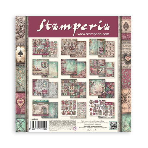 STAMPERIA MASTER OF MAGIC БЛОКЧЕ ХАРТИЯ 20,3/20,3 СМ-SBBS122