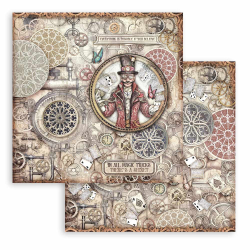 STAMPERIA MASTER OF MAGIC БЛОКЧЕ ХАРТИЯ 20,3/20,3 СМ-SBBS122
