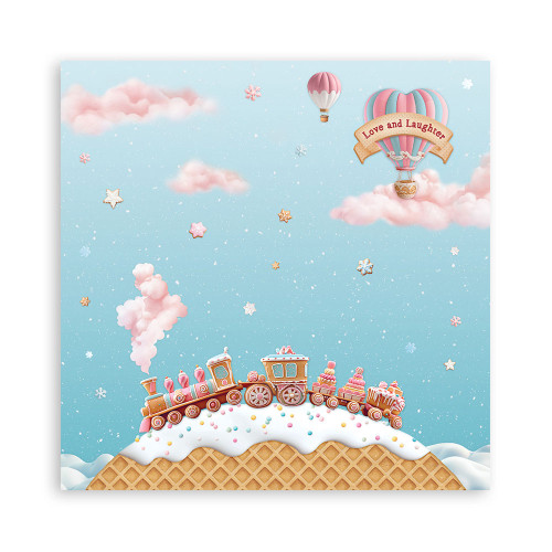 STAMPERIA CANDY CHRISTMAS БЛОКЧЕ 30,5/30,5 СМ - SBBXLB27