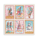 STAMPERIA CANDY CHRISTMAS БЛОКЧЕ 30,5/30,5 СМ - SBBXLB27