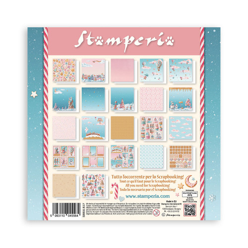 STAMPERIA CANDY CHRISTMAS БЛОКЧЕ 30,5/30,5 СМ - SBBXLB27