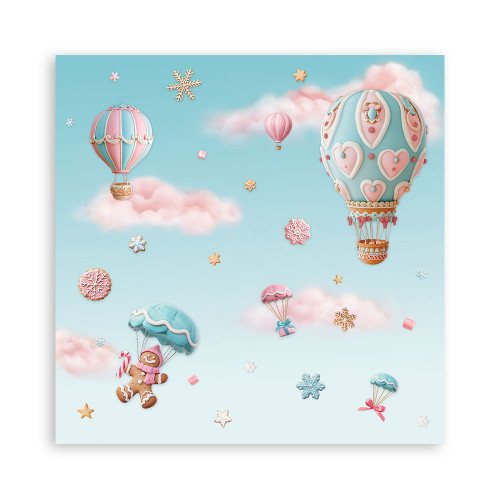 STAMPERIA CANDY CHRISTMAS БЛОКЧЕ 30,5/30,5 СМ - SBBXLB27