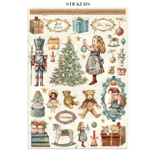 STAMPERIA ALICE IN CHRISTMAS JUNK JOURNAL - SBJK03