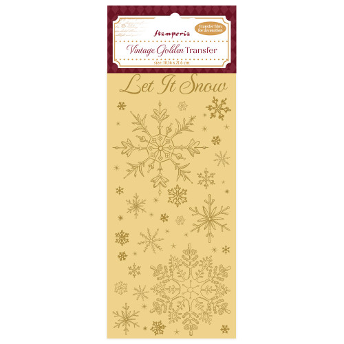 STAMPERIA GOLD TRANSFER FOIL 10.16X21.6 CM - DFLRGT05