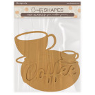 STAMPERIA COFFEE AND CHOCOLATE МДФ ЕЛЕМЕНТИ - KLSM70