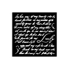 STAMPERIA MASQUERADE TEMPLATE 12 X 12 CM - KSTDS - 10