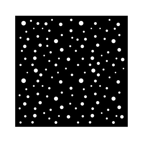 STAMPERIA CHRISTMAS MEDIA STENCIL TEMPLATE 18X18 CM KSTDQ-111